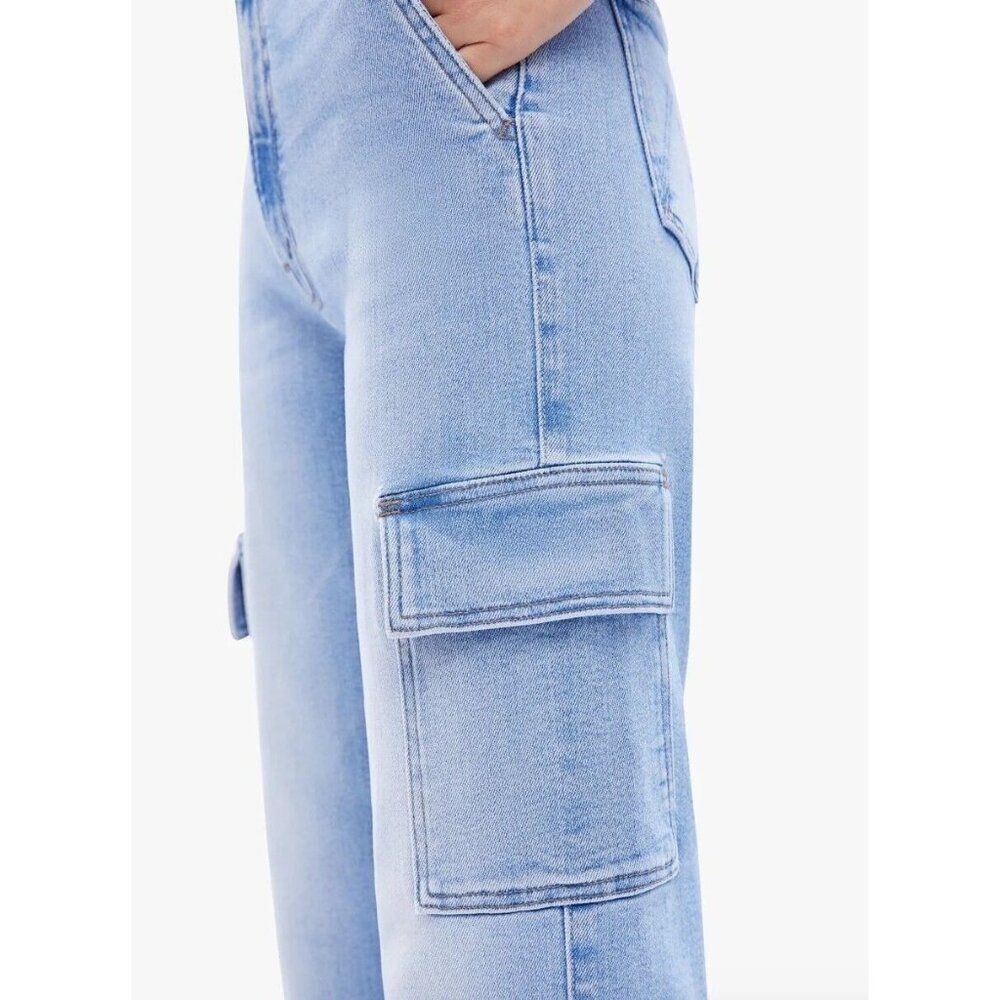 Mother Size 30 Straight Up Rambler Cargo Ankle in Bad Romance Straight Jeans - Picture 4 of 14